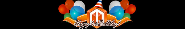 Happy 1st birthday Magento