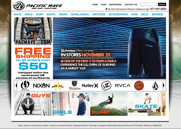 Follow the Wave. Pacific Wave.