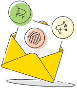 Envelope with icons