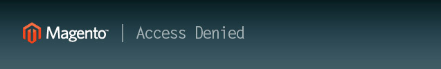 Access denied in Magento admin