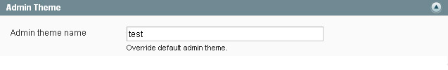 Custom admin theme in Magento