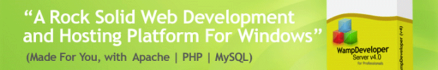 WampDeveloper – My Choice for web development platform