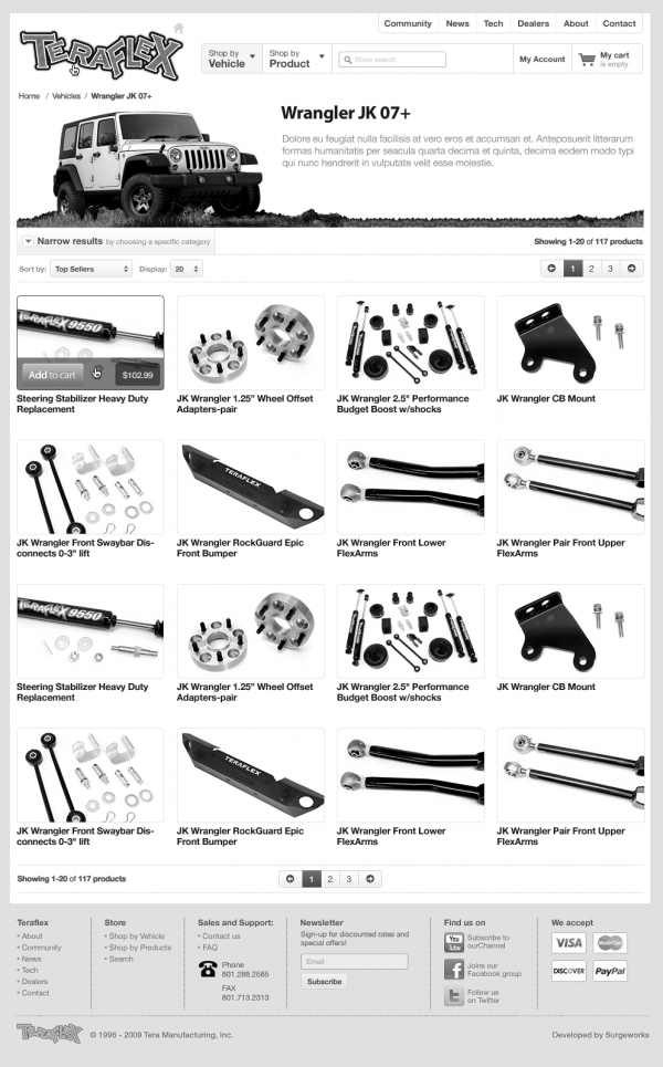 Teraflex-Wireframe-Catalog page