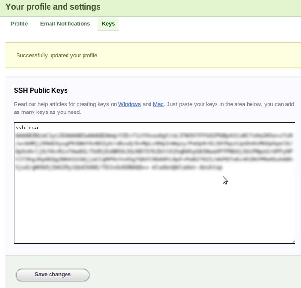 key generate auth yii2 SSH How generate authorization keys for Inchoo â€¢ to Git