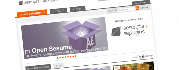 Building Magento marketplace for aescripts.com