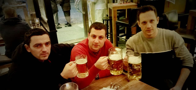 Drinking Beers in Munich