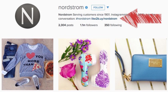 Instagram_Nordstrom_screenshot