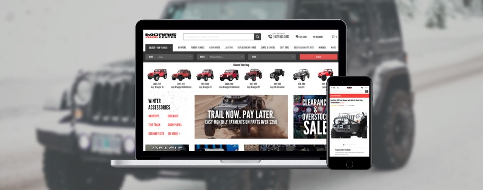 How we developed a new Morris 4×4 Center store – case study