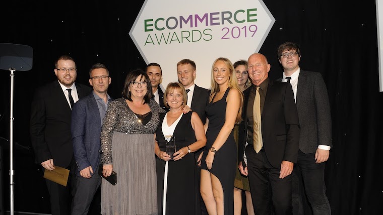 Group of business people at eCommerce Awards 2019 in London