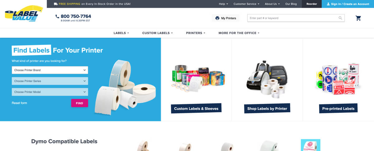 LabelValue - case study - Magento - new design