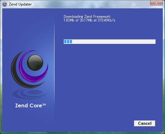 Downloading ZEND framework