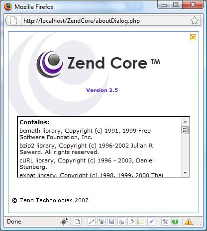 about zend core