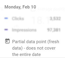 fresh data partial