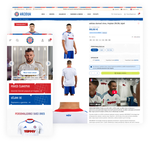 Hajduk Web Shop - a Rebuild Using the Hyvä Theme
