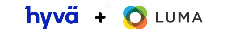 Hyva and Luma logos